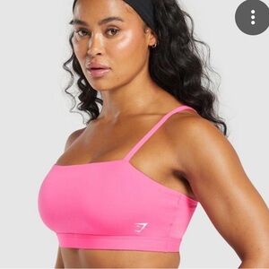 Gymshark Cut Out Bandeau Physical Pink
